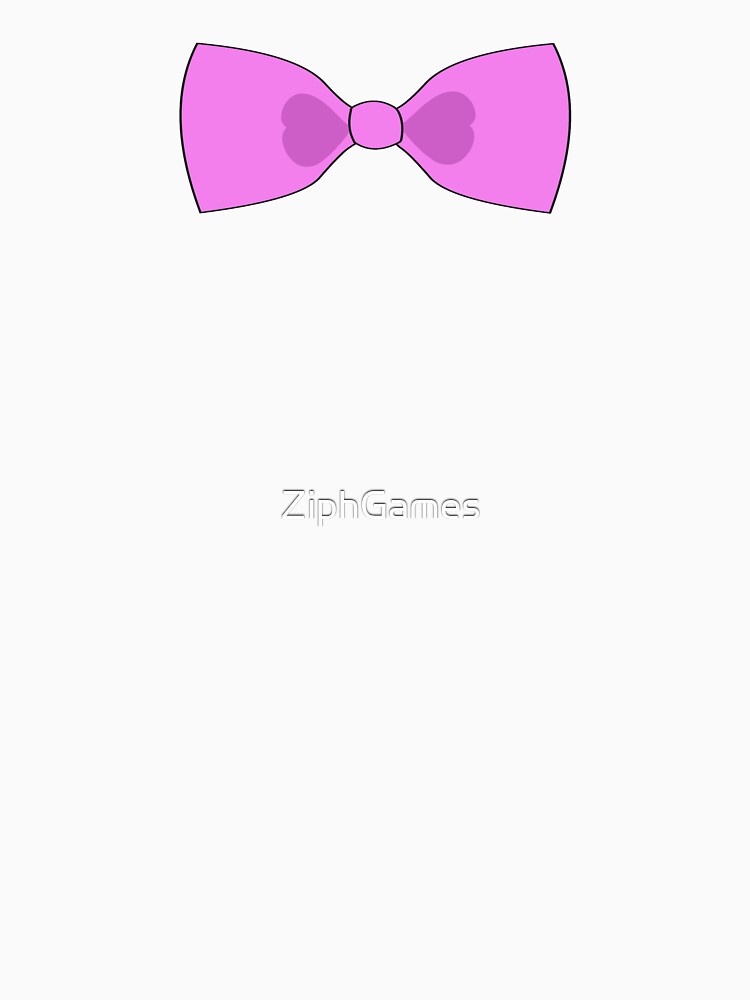 pink bow tie by ZiphGames