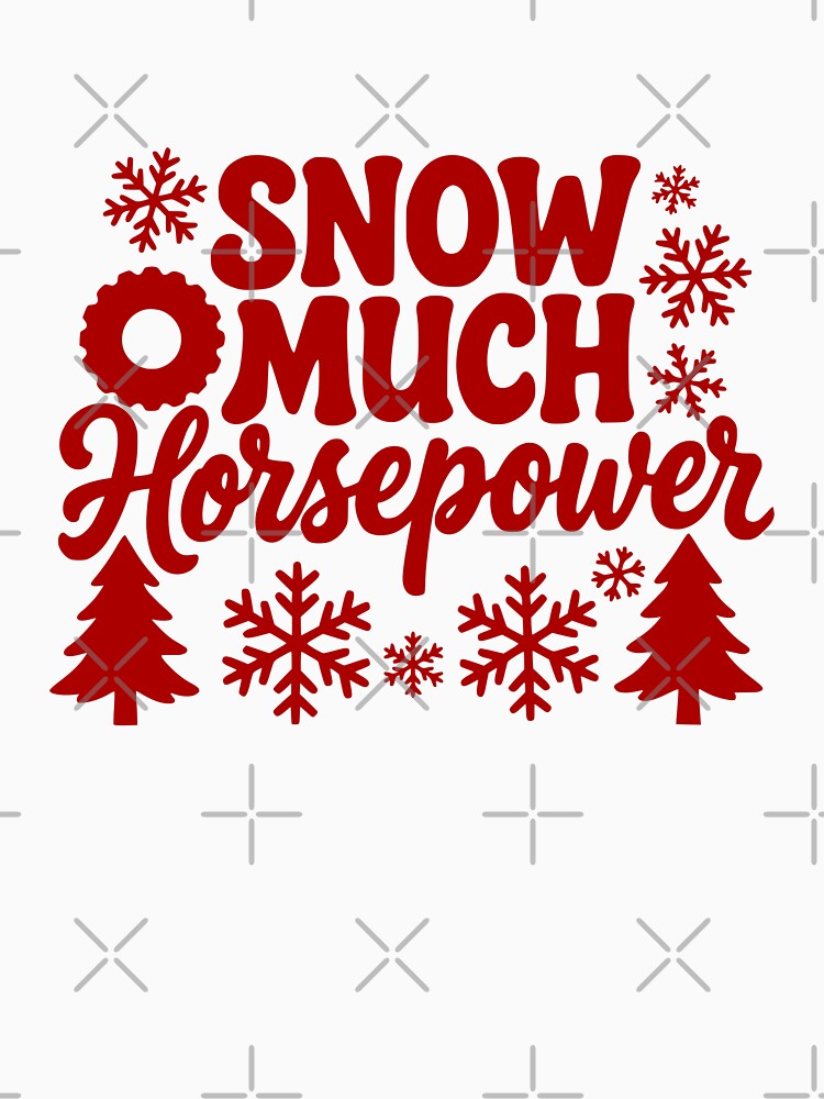 Snow Much Horsepower by theartfulaspie