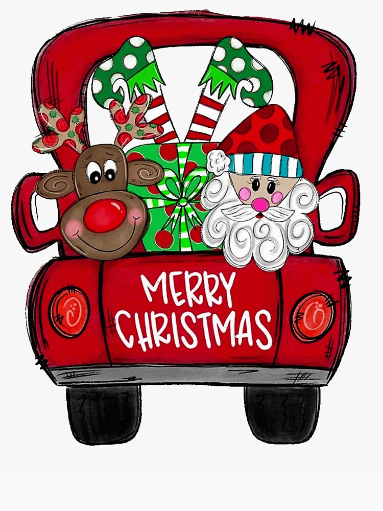 Farm Fresh Christmas Trees Truck, Christmas T-shirt, Christmas Family, Red Truck, Christmas Gift, Christmas Truck Familys by Susan195