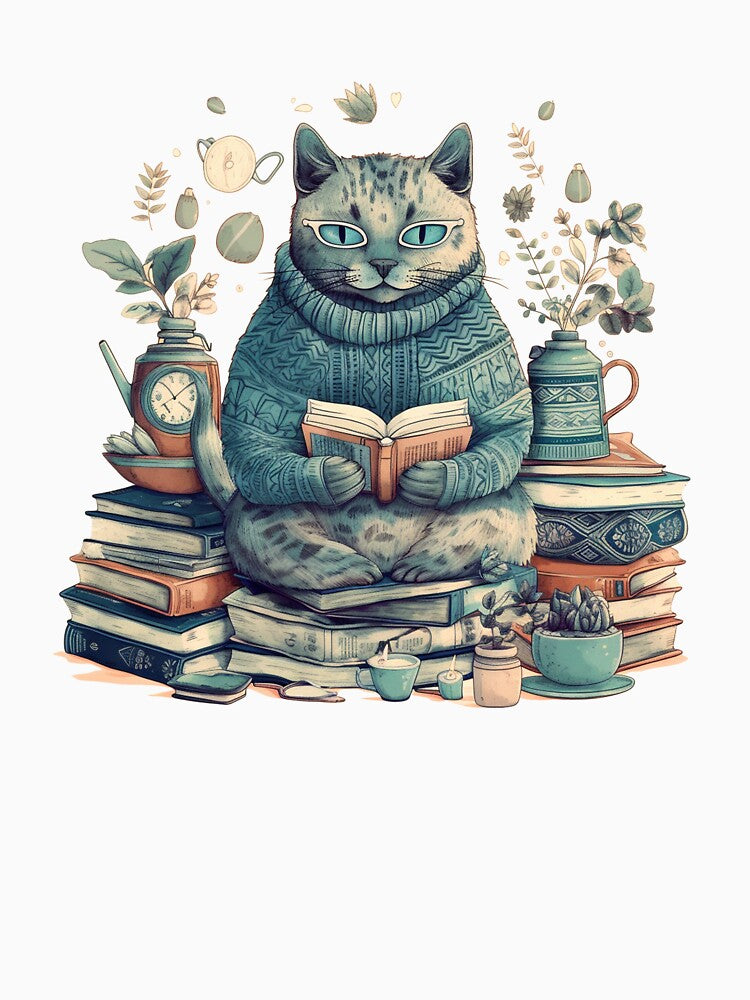 how to hygge like a cat by KafeMo