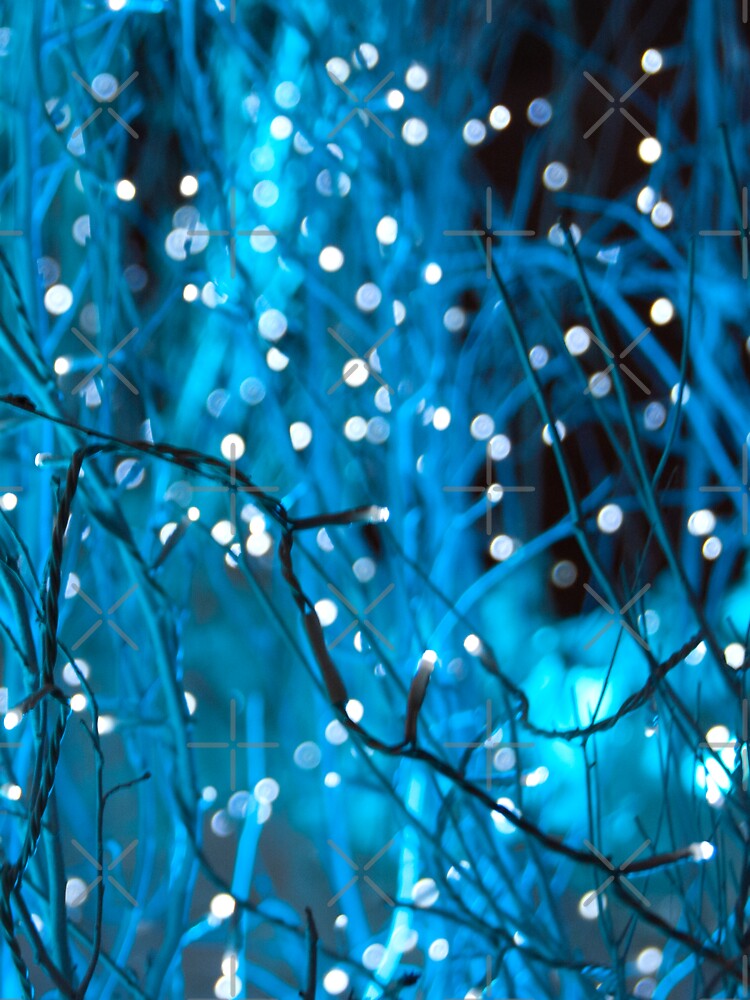 BLUE LIGHTS WIRES | Abstract Pattern Photo by PhotoStory