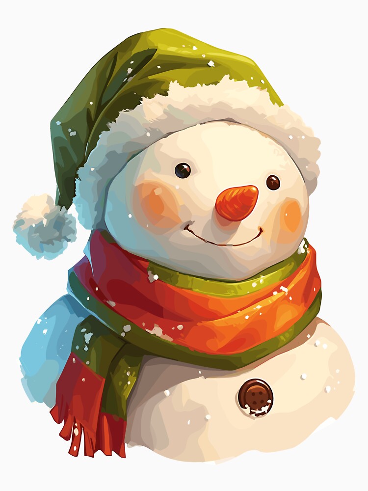 Festive Christmas Snowman Cheer by bapupa