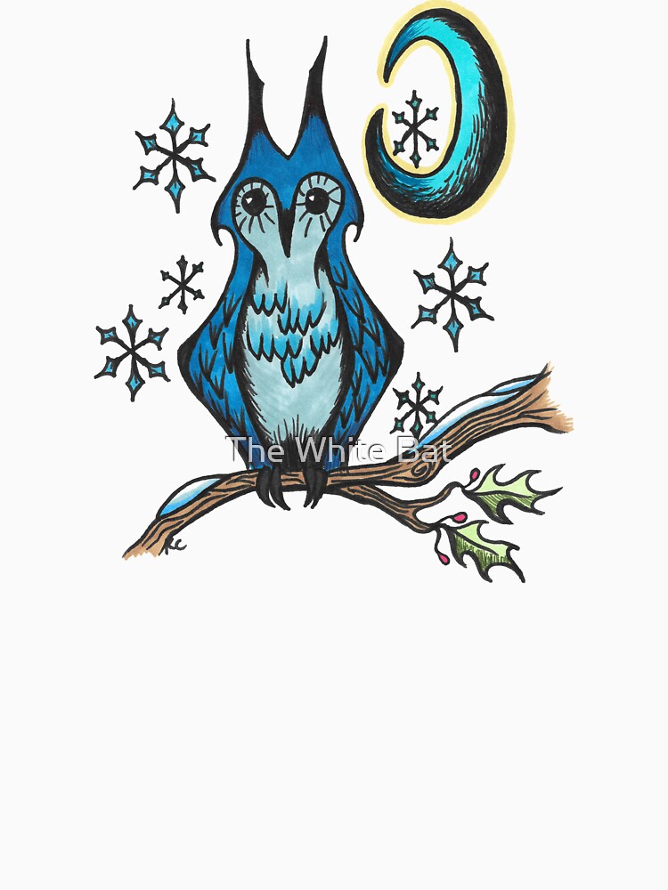 Winter Retro Owl by The White Bat