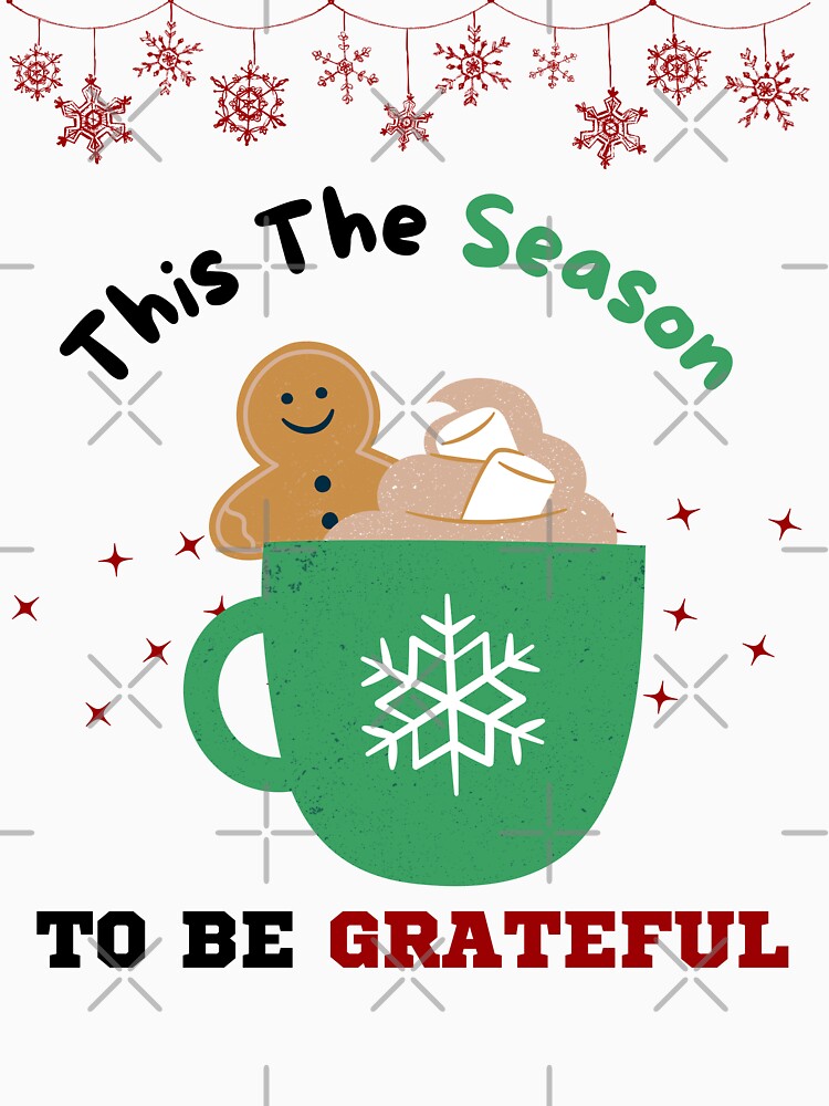 Tis The Season To Be Grateful - Snowflakes - Gingerbread by bsrishika