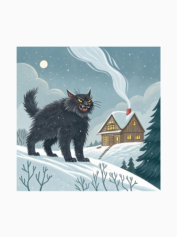 Jólakötturinn (Yule Cat) 12 by AIfolklore