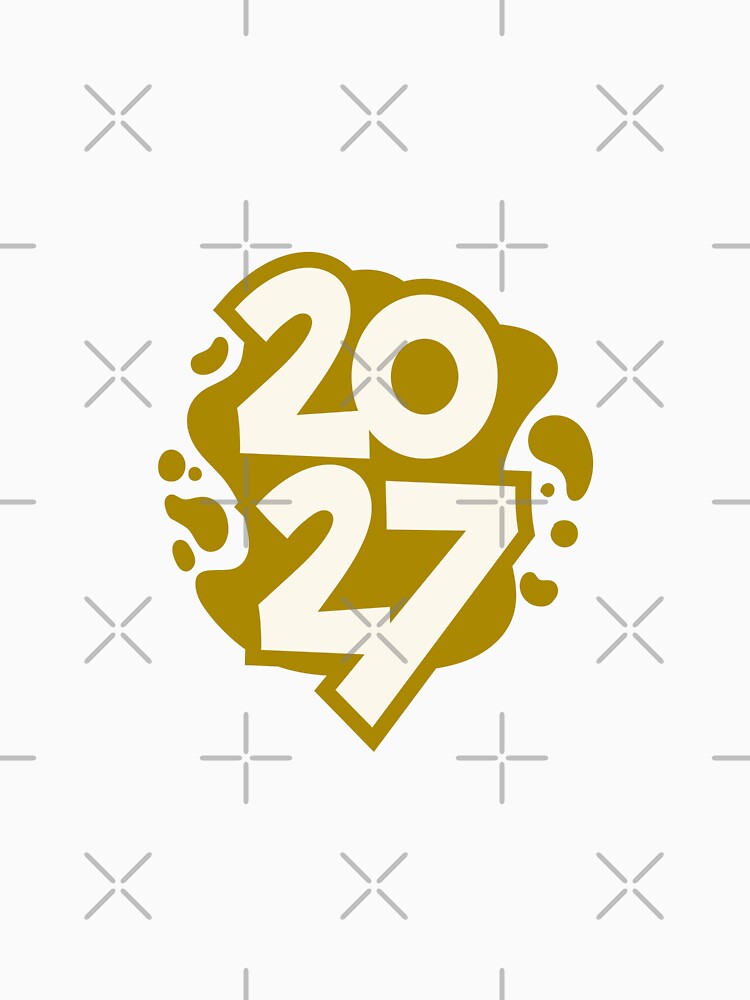 2027 New year - happy new year 2027 - number only by DColourMuse