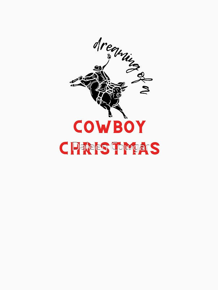 Cowboy Christmas | Western Christmas | Bucking Bull by Daleen Cowgar