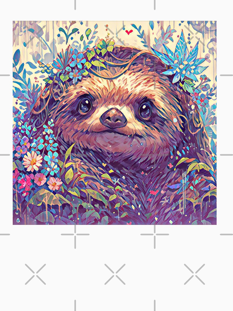 Cute Closeup Of Sloth Surrounded By Nature by TheAnimalZ00