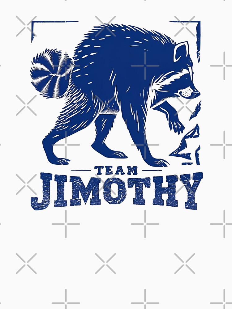 Jimothy Raccoon - Team Jimothy – Funny Trash Panda Raccoon Vintage Wildlife Design by JessArty ⭐⭐⭐⭐⭐