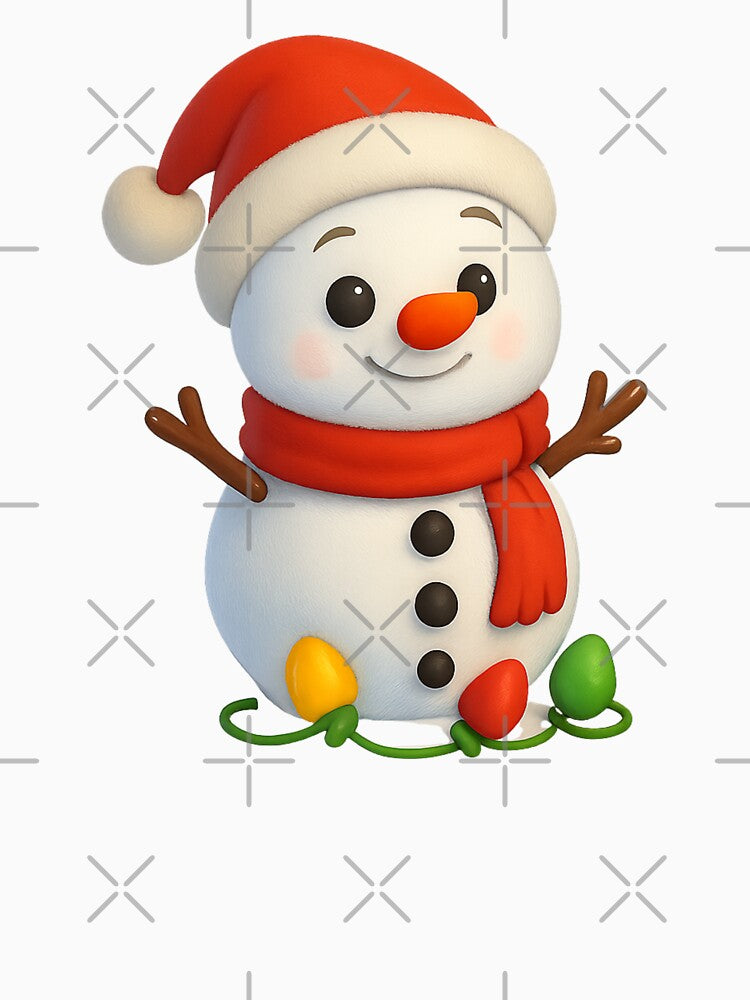 Christmas Snowman by Sillytoe