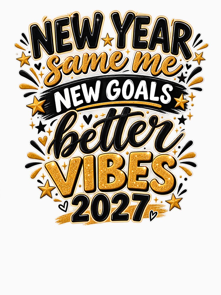 New Year New Goals Better Vibes 2027 by TinyWeird