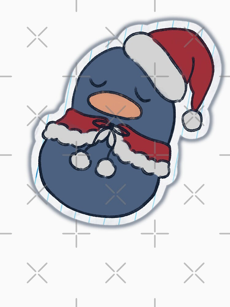 Holiday Penguin Bean by PortPortmanArt
