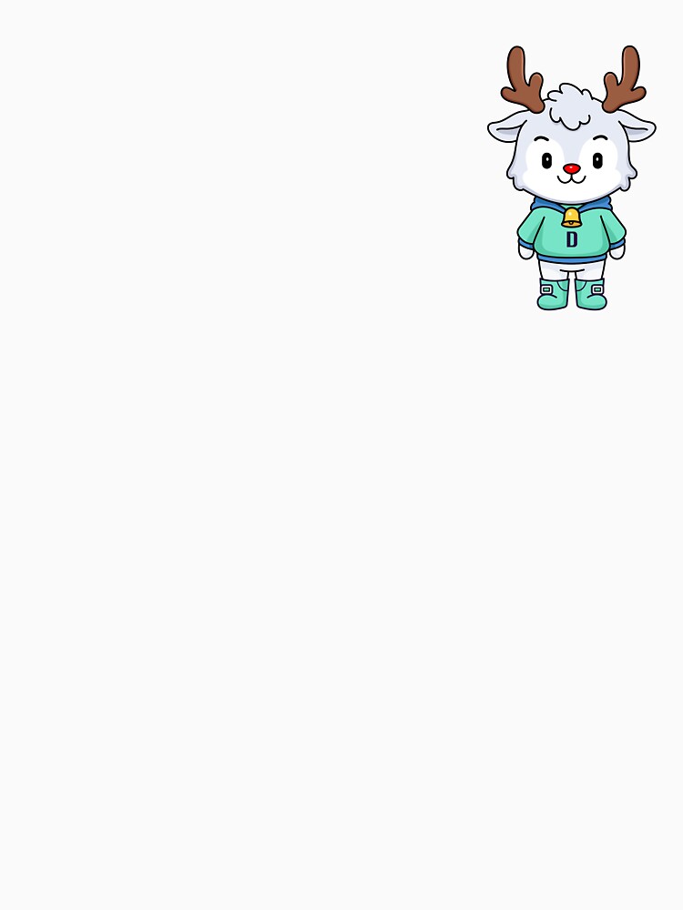 Cute Reindeer Wearing Hoodie and Boots in Stylish Outdoor Fashion Scene by GriferrStore