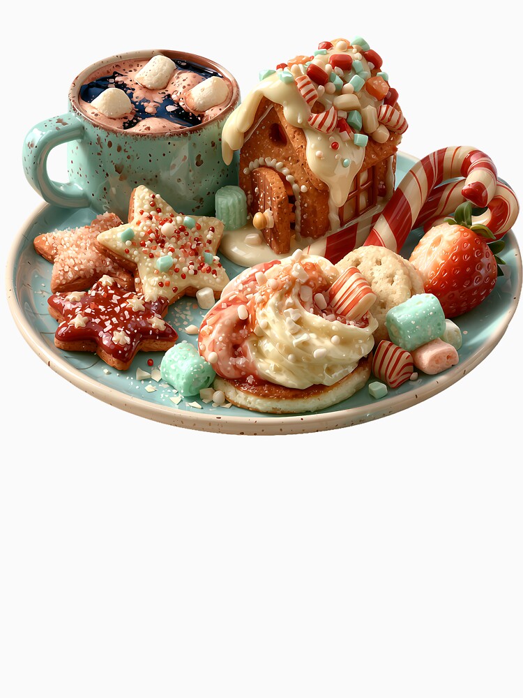 Sweet Festive Gingerbread and Hot Cocoa Wonderland by colorful-white