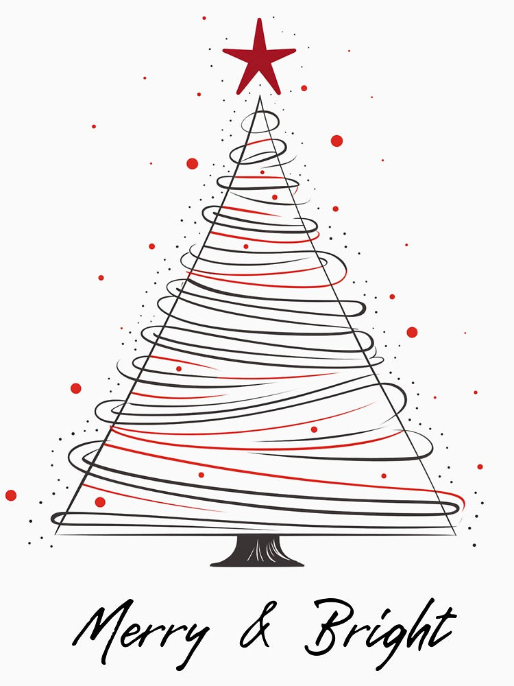 Merry & Bright Christmas Tree by OspreyElliott