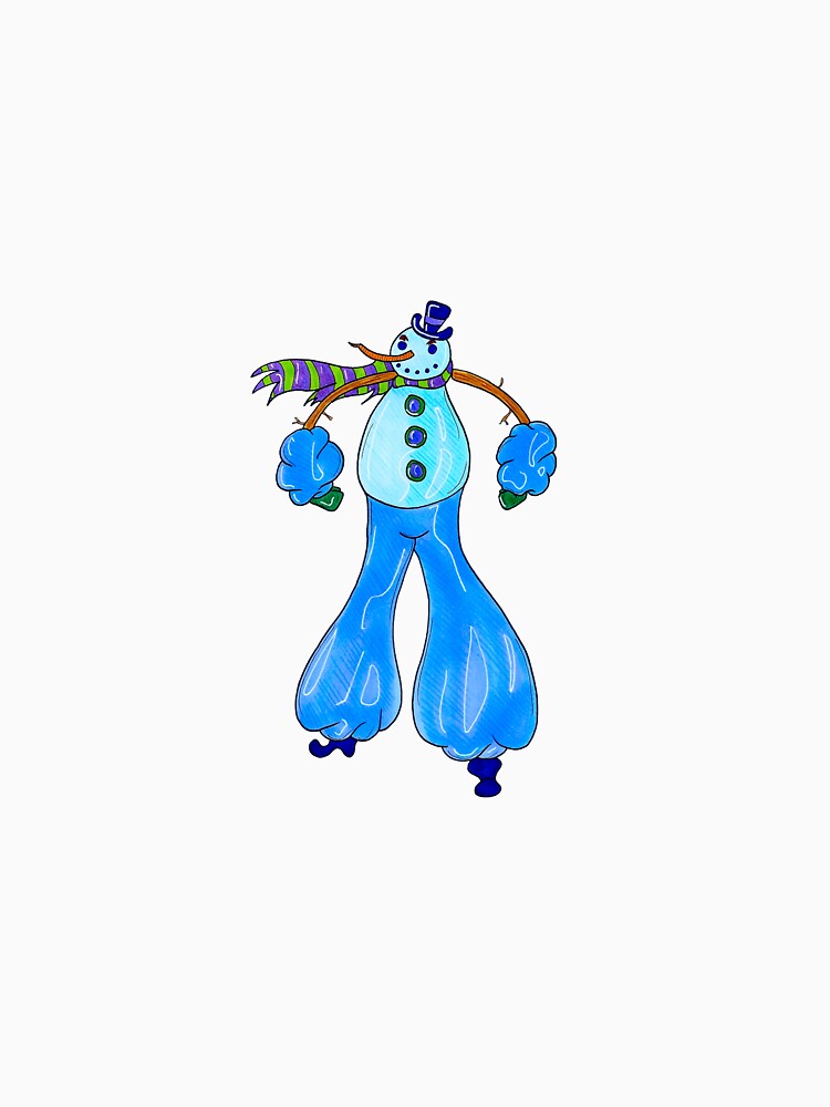 Snowman Fun Wacky Character Design by Harold-Inks