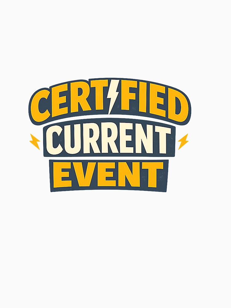 Certified Current Event Funny Electrician Pun by eignvalue