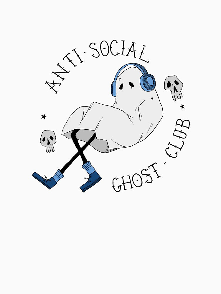 Anti-Social Ghost Club by animated1157