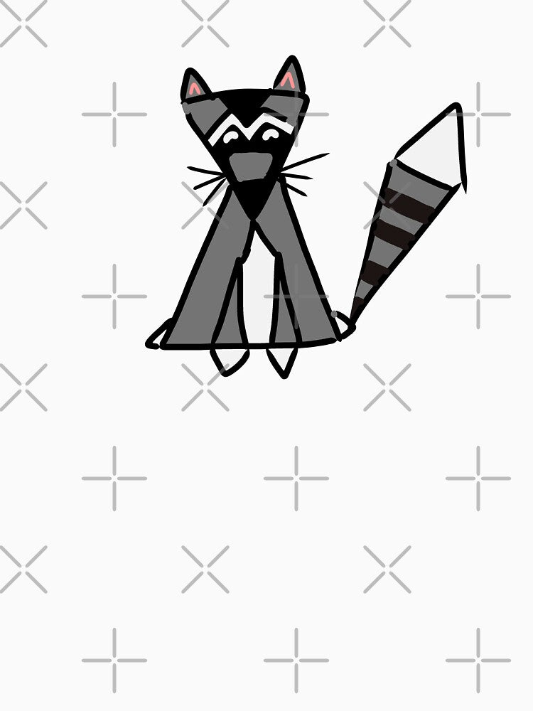 Cute Triangle Raccoon by junelight19