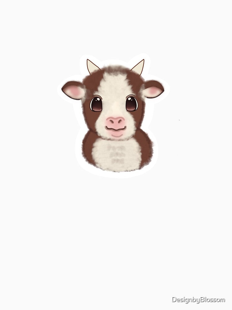 Fuzzy Highland Cow by DesignbyBlossom