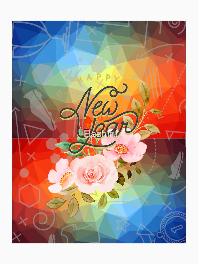Happy New Year USA by Bashini
