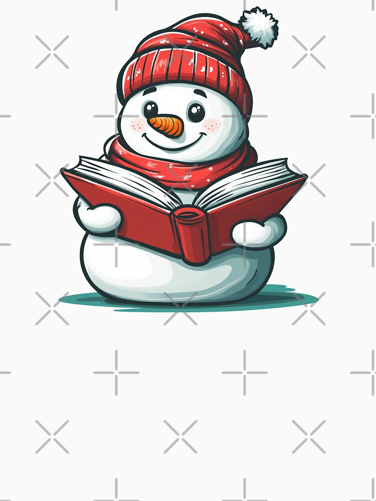 Bookish Snowman by bubblyrainbow