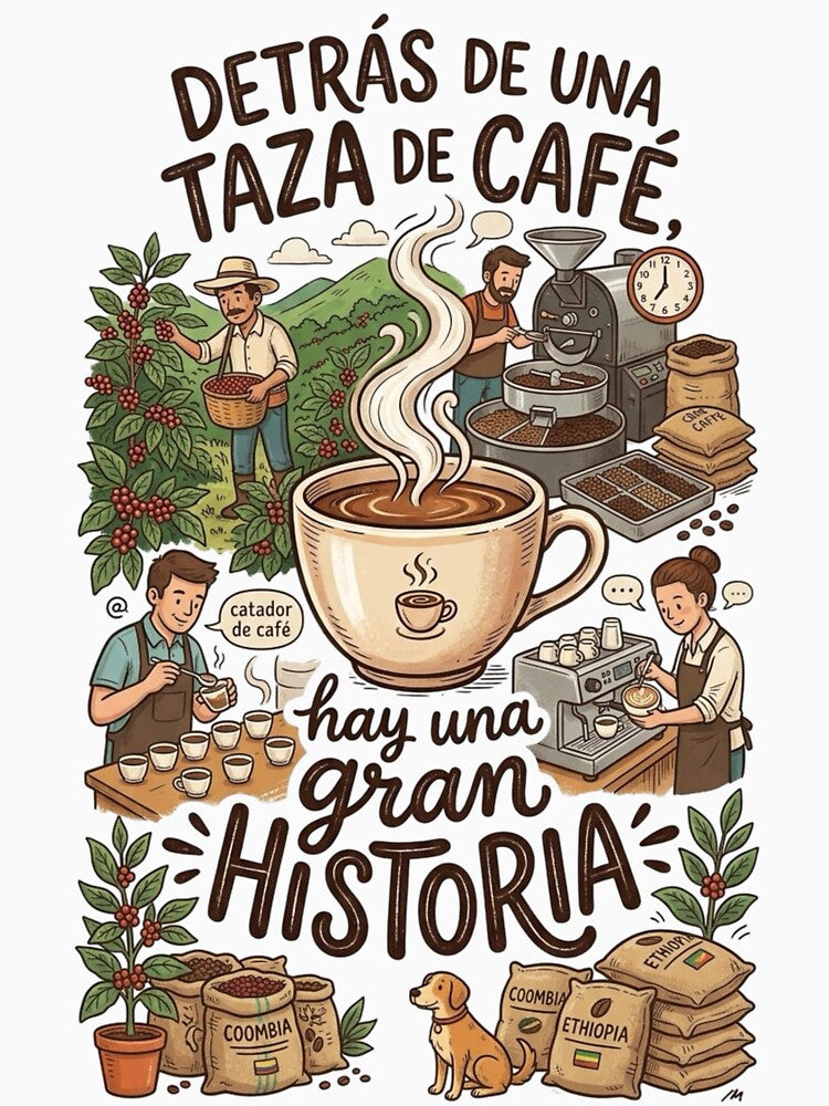Behind every cup of coffee, there's a great story. by dehosteleria