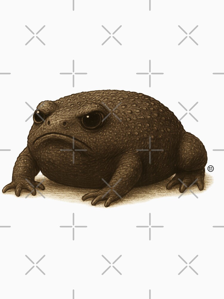 Black Frog - Vintage Japanese Style Frog by Kabuji Store