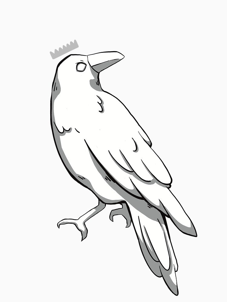 Royal Raven of Light by monch-draws