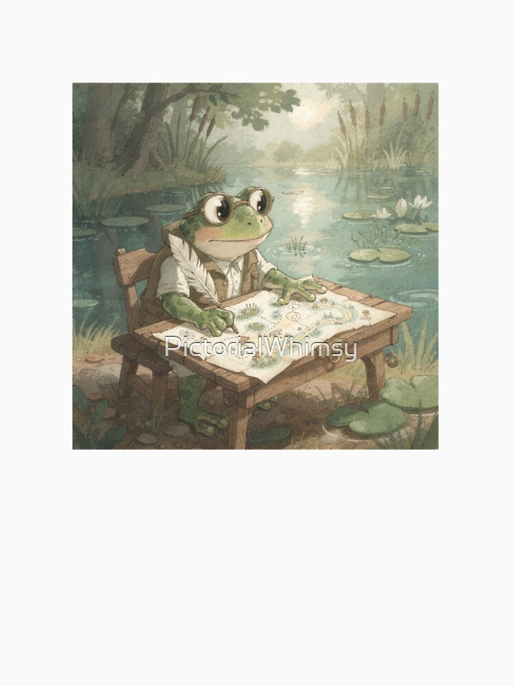 Frog Cartographer of the Pond by PictorialWhimsy