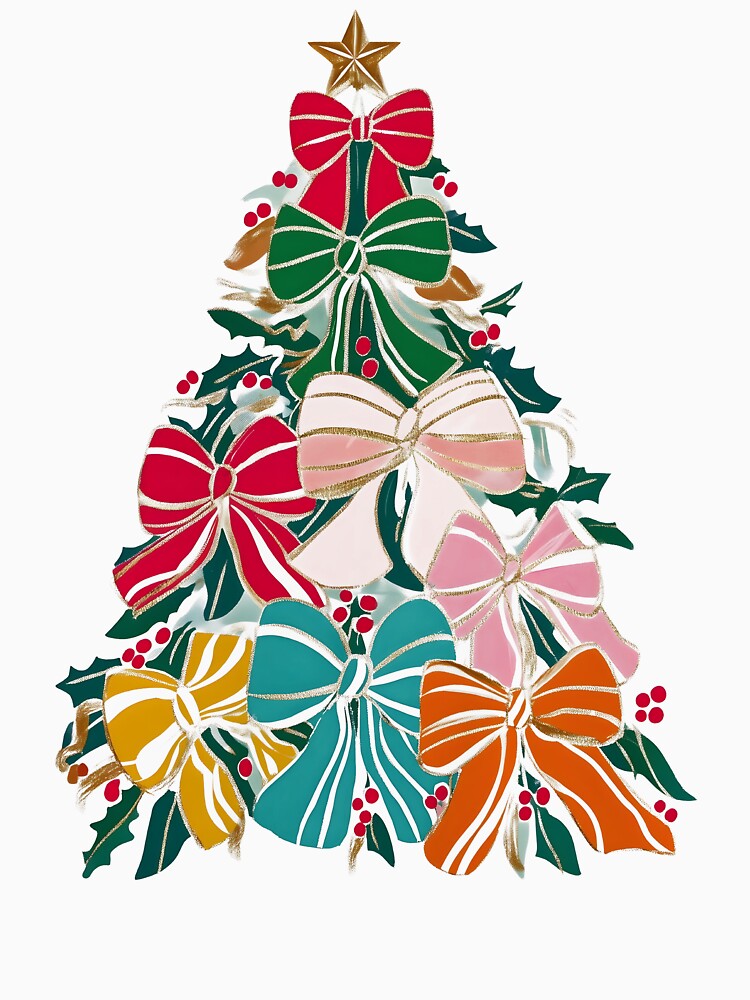 Colorful Coquette Christmas Tree by Casenriddle