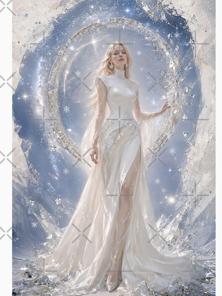 Ethereal Winter Goddess Fantasy Portrait by AtelierHailey