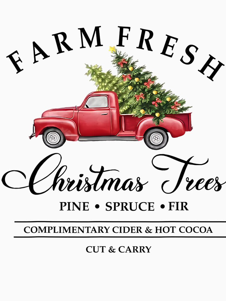 Farm Fresh Christmas Trees Truck by yalazaleshier
