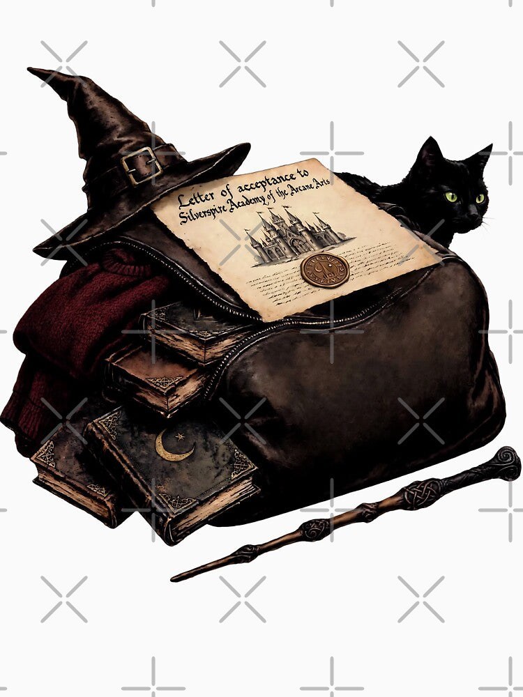 Silverspire Academy of the Arcane Arts part 1 - Letter of Acceptance to Wizard Academy - Dark Academia by Neurospicy Trolls