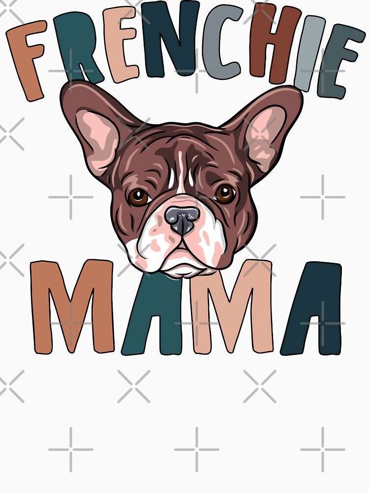 Frenchie Mama Cute Retro by printify