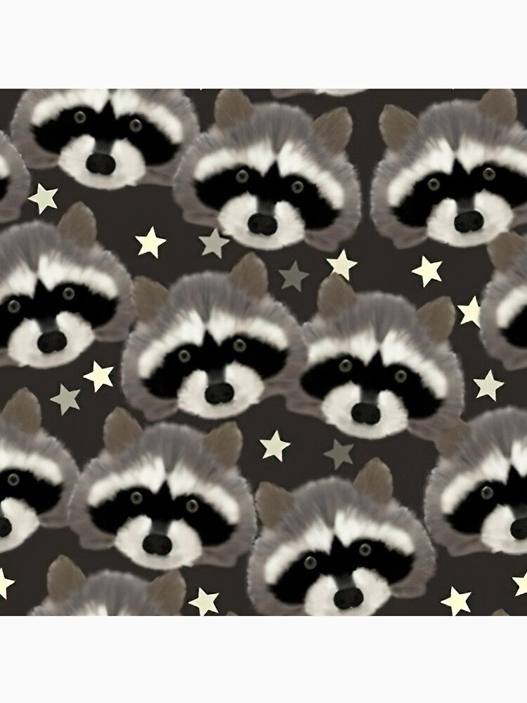 Raccoon Heads Stars by LittleShop79