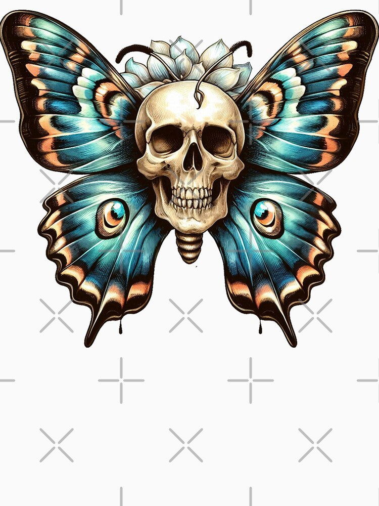 Death Moth, Butterfly Skull Death Moth by vectcd