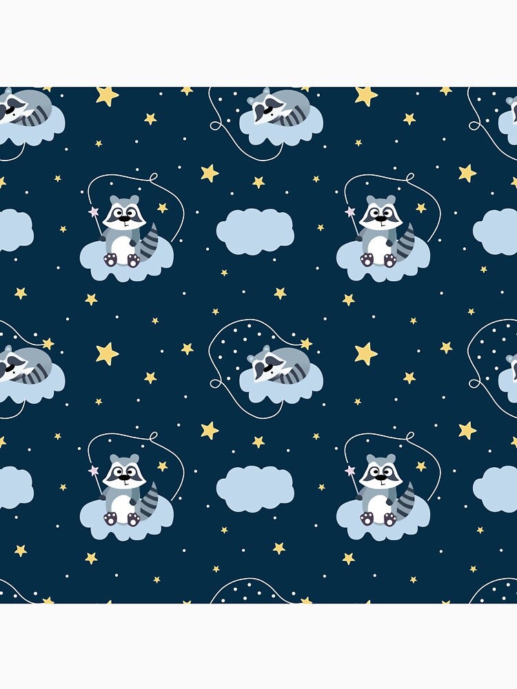 Raccoons Dreaming Night by SweetThreads79