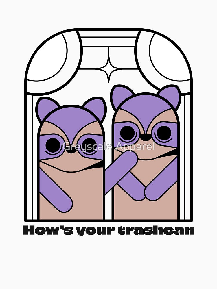 Raccoon design by Greyscale Apparel