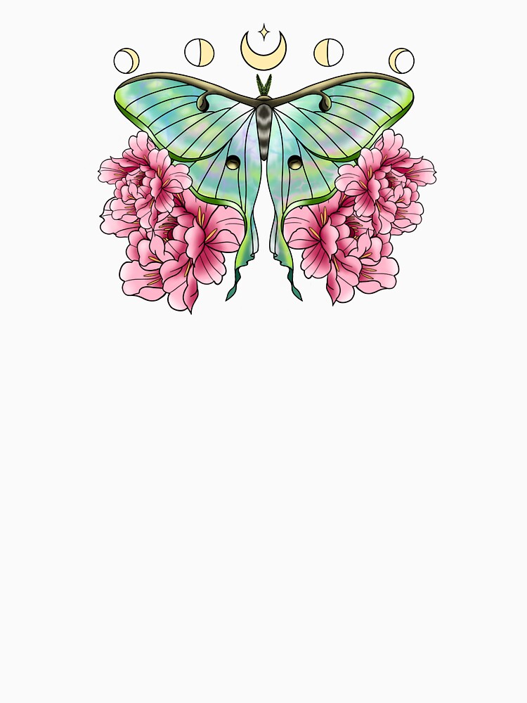 Luna Moth in the Garden by SapphireLune