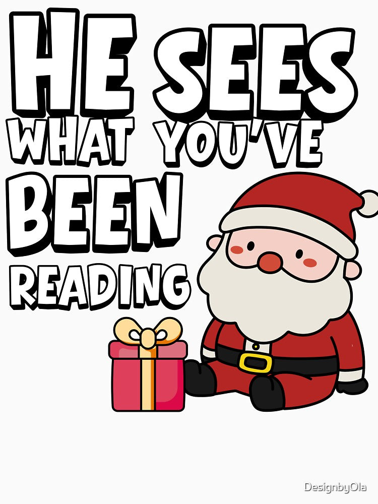 He Sees What You’ve Been Reading by DesignbyOla