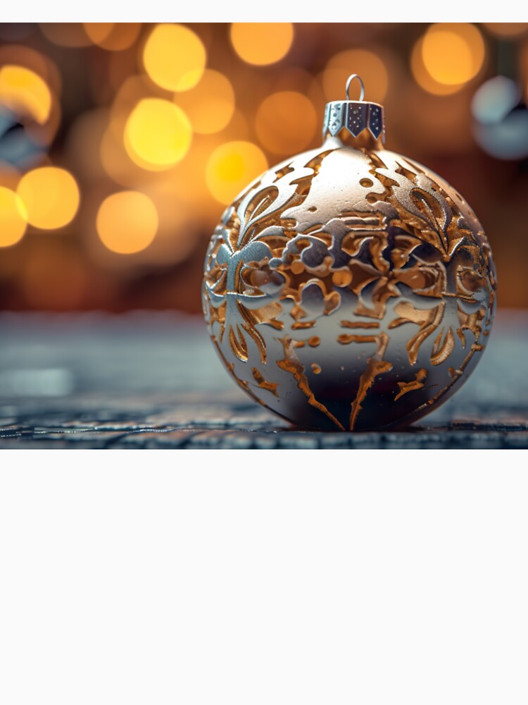 Christmas - Silver Ornament by KootenayDesigns
