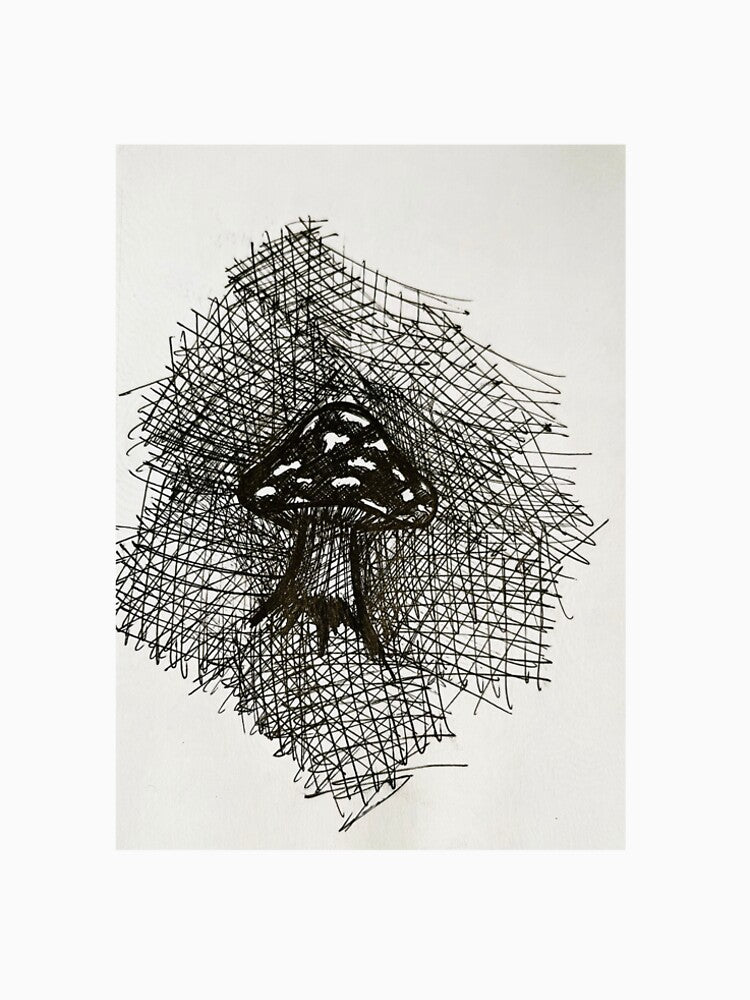 Mushroom Doodle by roachdxddy
