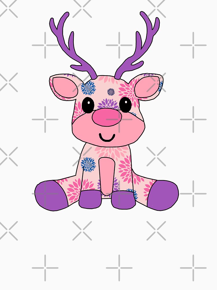 festive little reindeer (floral edition) by ShipsinParadise