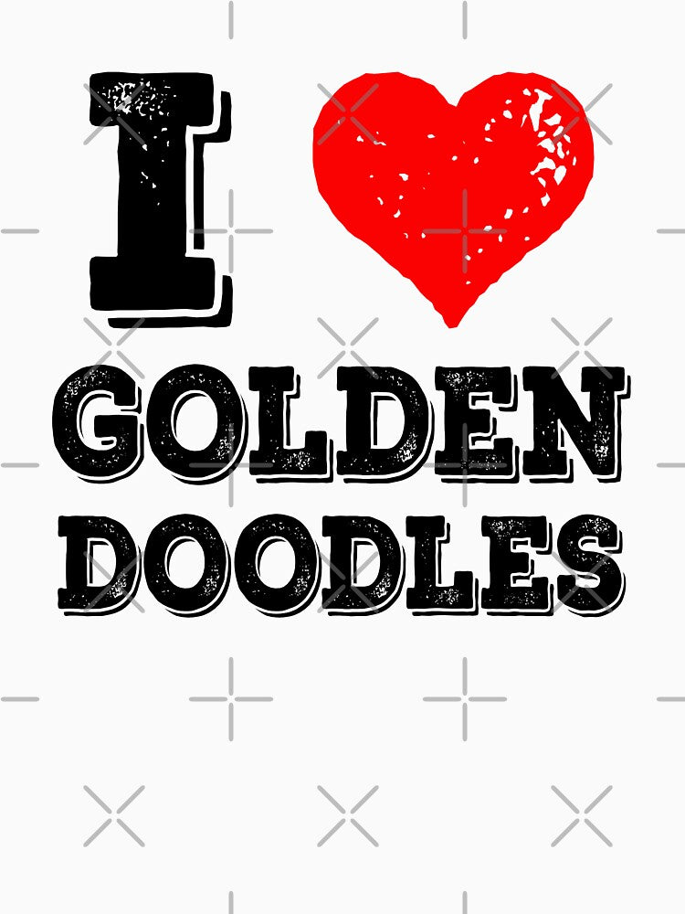 I Love Goldendoodles Western Country Southern Distressed by Guarddogdrive