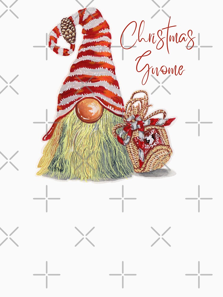 Red Christmas Gnome with Gift by fowons