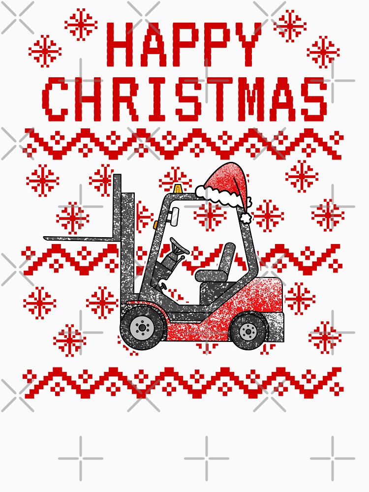 Forklift Truck Ugly Christmas by doodlerob