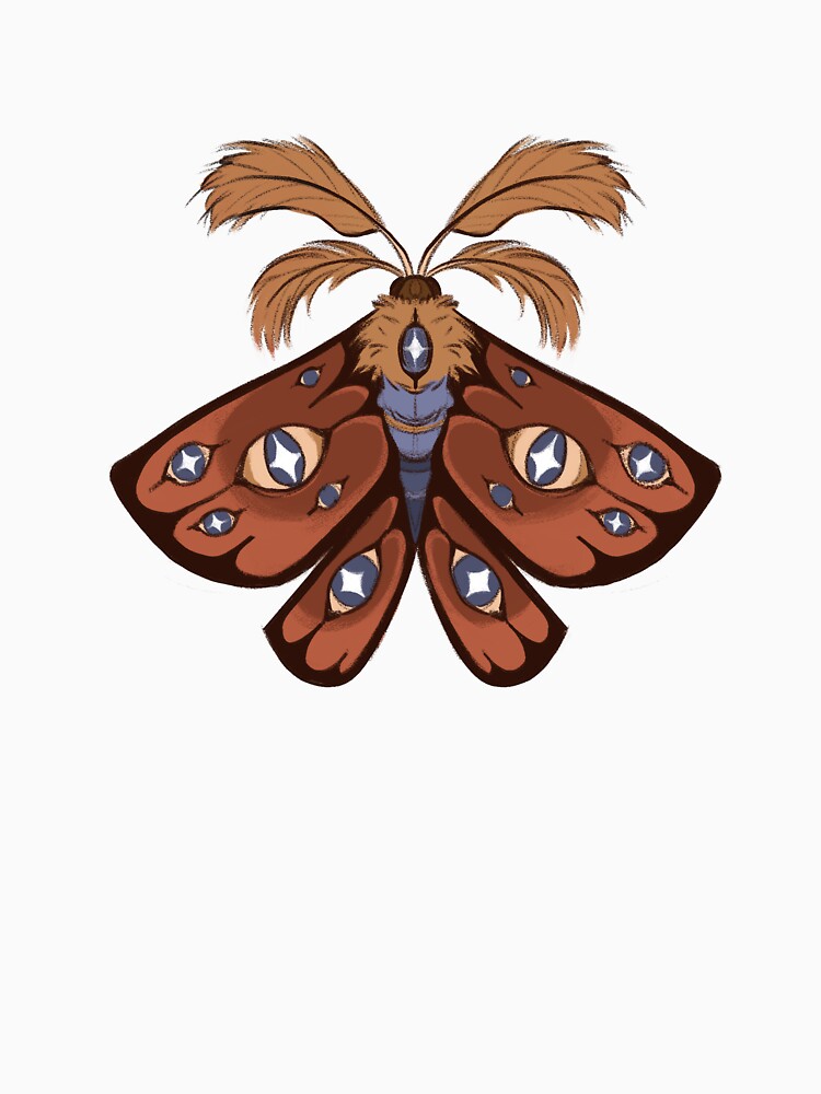 Red Moth by threecalicocats