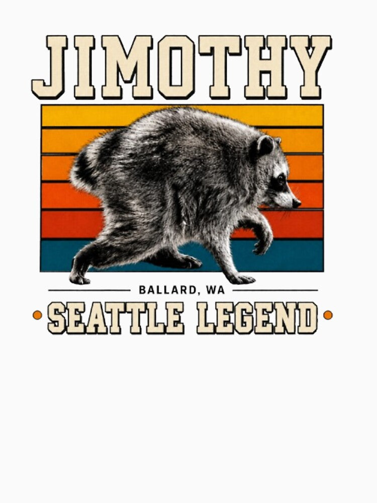 Jimothy Raccoon Funny Animal Meme Premium by MetalheadArt