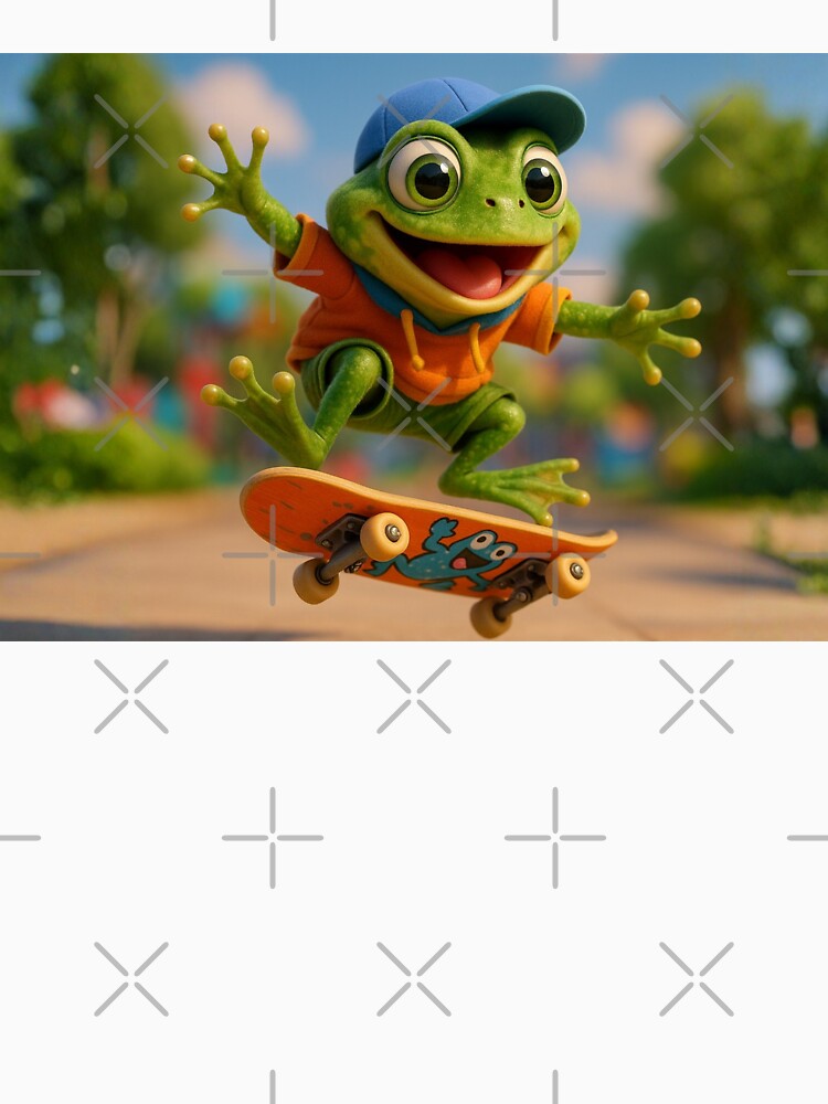 Skater Pool Frog by Sillytoe